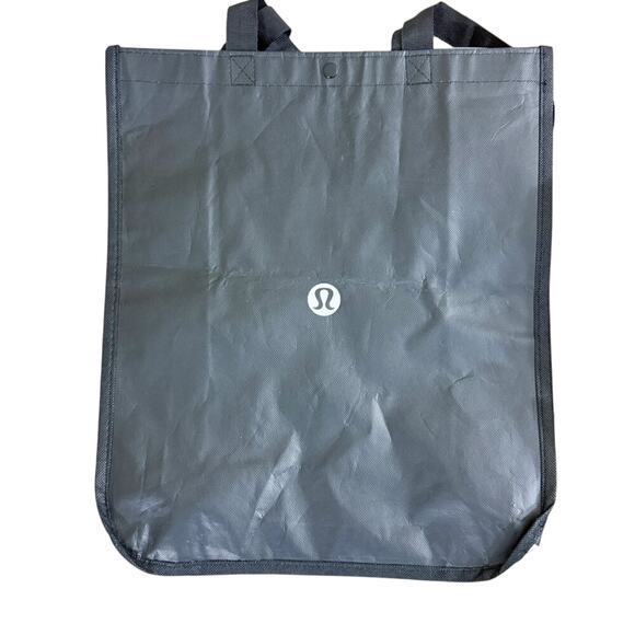 Lululemon Bundle of 5 Reusable Shopping Bags Small/Large Snap Closure EUC - Picture 2 of 7